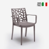Stock 23 sedie giardino esterno bar con braccioli Matrix Armchair BICA Scelta