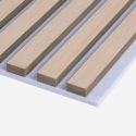 4 x pannello murale fonoassorbente decorativo 120x60cm legno betulla Tabb-OW Stock