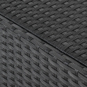 Set 2 lettini da giardino piscina in rattan con tavolino da esterno Bali Prezzo