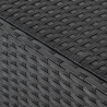 Set 2 lettini da giardino piscina in rattan con tavolino da esterno Bali Prezzo