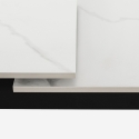 Tavolo da pranzo allungabile moderno 90x160-200cm effetto marmo Caracas Caratteristiche