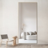 Specchio da terra parete dorato 180x80cm ingresso camera da letto Hamstur-G Saldi
