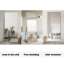 Specchio da terra parete dorato 180x80cm ingresso camera da letto Hamstur-G Sconti
