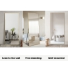 Specchio da terra parete dorato 180x80cm ingresso camera da letto Hamstur-G Sconti