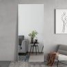 Specchio grande 180x80cm da appoggio a terra parete argento Hamstur-S Saldi