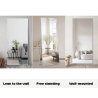 Specchio grande 180x80cm da appoggio a terra parete argento Hamstur-S Sconti