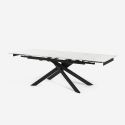 Tavolo allungabile effetto marmo 90x160-240cm cucina design moderno Quito Caratteristiche