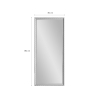 Specchio da parete appoggio a terra 180x80cm dorato classico Vestur-G Sconti