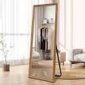 Specchio da parete appoggio a terra 180x80cm dorato classico Vestur-G Offerta