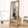 Specchio da parete appoggio a terra 180x80cm dorato classico Vestur-G Offerta