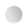 Specchio da bagno rotondo retroilluminato 60cm antiappannamento Veski L Vendita