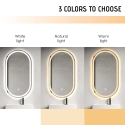 Specchio bagno ovale con luci LED retroilluminato antiappannamento Refur L Catalogo