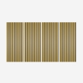 4 x pannelli decorativi da parete in legno effetto dorato 120x60cm Tabb-GO Promozione