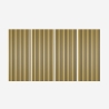 4 x pannelli decorativi da parete in legno effetto dorato 120x60cm Tabb-GO Promozione