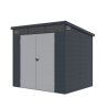 Casetta box attrezzi da giardino in polipropilene 238x191x215cm Bolsena Vendita