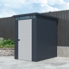 Tuinhuisje van polypropyleen 130x190x196cm voor buiten Nemi Promozione