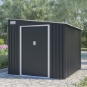Casetta in metallo per giardino porta attrezzi 214x257x193cm Ostuni Promozione