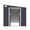 Casetta in metallo per giardino porta attrezzi 214x257x193cm Ostuni Sconti