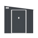Casetta in metallo per giardino porta attrezzi 214x257x193cm Ostuni Saldi