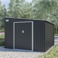 Casetta da giardino in metallo porta attrezzi 279x321x203cm Maratea Promozione