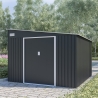 Casetta da giardino in metallo porta attrezzi 279x321x203cm Maratea Promozione
