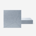 Set di 8 pannelli fonoassorbenti decorativi grigio 60x60cm Klank-G Promozione
