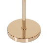 Lampada da terra con paralume in piume e 3 punti luce h160cm Palm L 