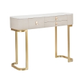 Consolle da ingresso con 3 cassetti e gambe dorate 100x40cm Glamour Promozione