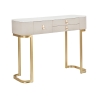 Consolle da ingresso con 3 cassetti e gambe dorate 100x40cm Glamour Promozione