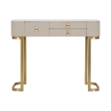 Consolle da ingresso con 3 cassetti e gambe dorate 100x40cm Glamour Offerta