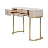 Consolle da ingresso con 3 cassetti e gambe dorate 100x40cm Glamour Saldi
