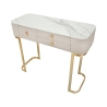 Consolle da ingresso con 3 cassetti e gambe dorate 100x40cm Glamour Catalogo
