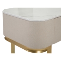 Consolle da ingresso con 3 cassetti e gambe dorate 100x40cm Glamour Modello