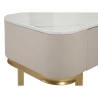 Consolle da ingresso con 3 cassetti e gambe dorate 100x40cm Glamour Modello