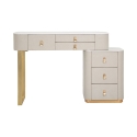 Postazione trucco toeletta da camera con 6 cassetti Vanity Saldi