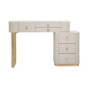 Postazione trucco toeletta da camera con 6 cassetti Vanity Saldi