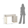 Postazione trucco toeletta da camera con 6 cassetti Vanity Modello