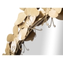 Specchio da parete rotondo con farfalle 3D dorato Butterfly Wind Saldi