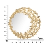 Specchio da parete rotondo con farfalle 3D dorato Butterfly Wind Catalogo