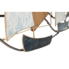 Decorazione da parete 3D  in metallo e legno con barche a vela Regata Offerta