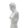 Statua classica decorativa da tavolo in poliresina bianca h49cm Greek Offerta