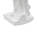 Statua classica decorativa da tavolo in poliresina bianca h49cm Greek Saldi