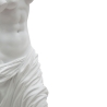 Statua classica decorativa da tavolo in poliresina bianca h49cm Greek Sconti