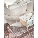 Tavolino mobile in plexiglass trasparente da soggiorno salotto Viceversa Misure
