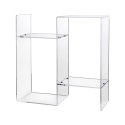 Tavolino mobile in plexiglass trasparente da soggiorno salotto Viceversa Acquisto