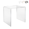 Tavolino da salotto moderno in plexiglass trasparente 50x40x50cm 80'S Big Caratteristiche