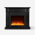 Camino elettrico con cornice nera stufa a basso consumo 1500W Göteborg N Promozione
