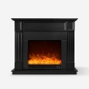 Camino elettrico con cornice nera stufa a basso consumo 1500W Göteborg N Promozione