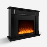 Camino elettrico con cornice nera stufa a basso consumo 1500W Göteborg N Offerta