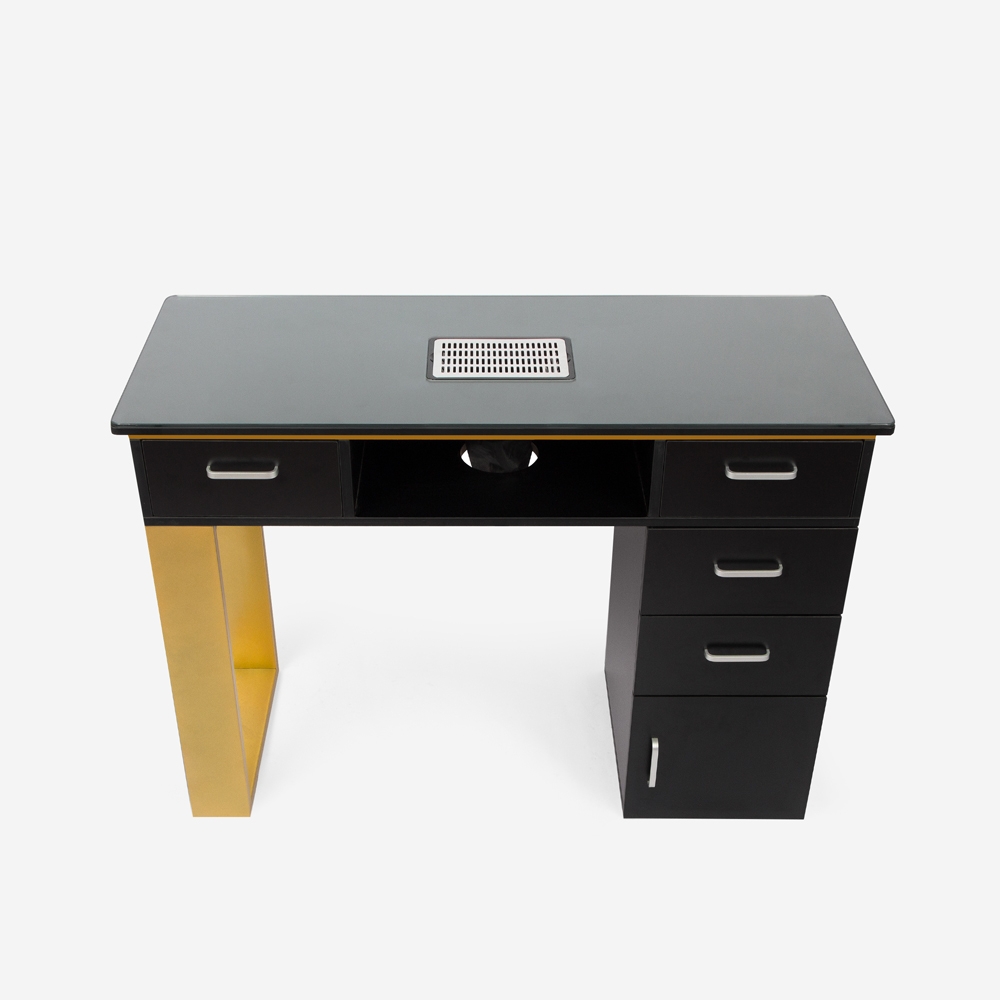 Quasar : table de manucure professionnelle avec aspirateur et lumière LED